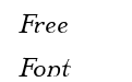 Colwell Italic HPLHS