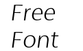 Cromlin DEMO ExtraLight Italic