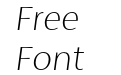 Cromlin DEMO Thin Italic