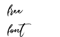 Cursive Script Free Demo