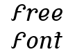 Cursive Serif