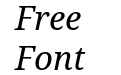 Droid Serif Italic