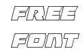 Eagle Strike Outline Italic