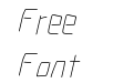 Electronic ExtraLight Italic