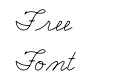 FRB American Cursive Light