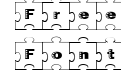 Failed Font 2   Jigsaw