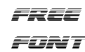 Federal Escort Scanlines Italic