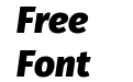 Fira Sans Black Italic