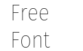 Fira Sans Condensed Thin