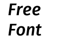 Fira Sans Medium Italic