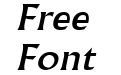 Flair Wide Italic