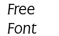 Flare Light Gothic ITALIC