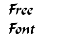 Flat Brush Condensed Italic