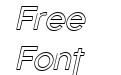 Florencesans Outline Italic