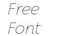 Florentia Thin Italic