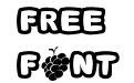 Fonts Bomb I love grapes