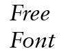 Classical Garamond Italic BT