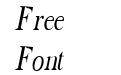 Fradley Narrow Italic