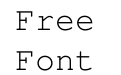 Free Monospaced