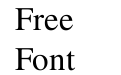 Free Serif