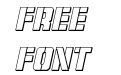 Free Shipping 3D Italic