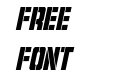 Free Shipping Condensed Italic