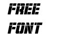 Free Shipping Laser Italic