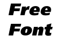 FreeSetBlackC-Italic