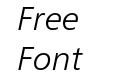 FreeSetC-Italic