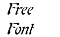 Freeform 721 Italic BT