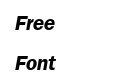 FreesiaUPC Bold Italic