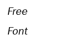 FreesiaUPC Italic