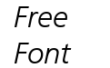 Frutiger CE 46 Light Italic