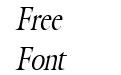 Galant Thin Italic