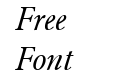 Garamond BE Italic