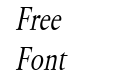 Garrick Thin Italic