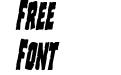 Clubber Lang Condensed Italic