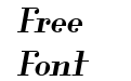 Glamor Bold Italic