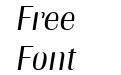 Grenoble Light SF Italic