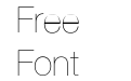 Helvetica Neue UltraLight