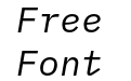 IBM Plex Mono Italic