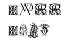 Intellecta Monograms Random Samples Nine