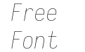 Iosevka Thin Italic