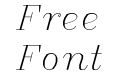 Italic