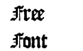 JSL Blackletter