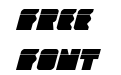 Contour of Duty Laser Italic