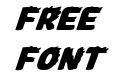 Johnny Torch Expanded Italic