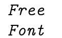 LMMono10-Italic