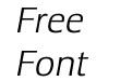 LesmoreLightItalic