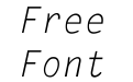 LetterGothic-Italic